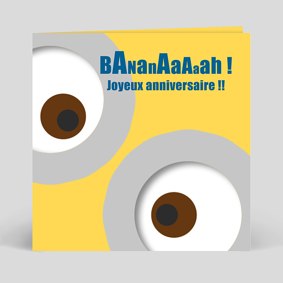 Carte anniversaire enfant Mignon