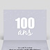 Carte anniversaire adulte 100 ans Intérieur Gauche