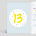 Invitation Anniversaire Enfant 13 ans Intérieur Gauche