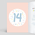 Invitation Anniversaire Enfant 14 ans Intérieur Gauche