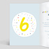 Carte Anniversaire enfant 6 ans Intérieur Gauche