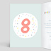 Carte Anniversaire enfant 8 ans Intérieur Gauche