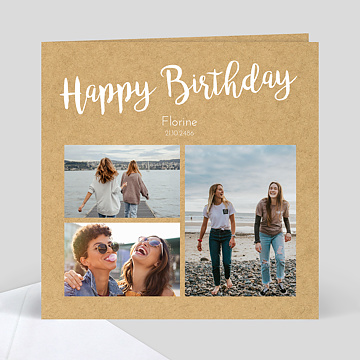 Carte Anniversaire Voyage Popcarte