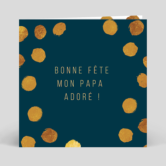 Carte fête des pères Graphique Chic