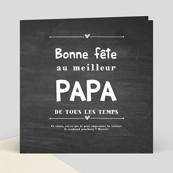 Carte fête des pères Best Dad