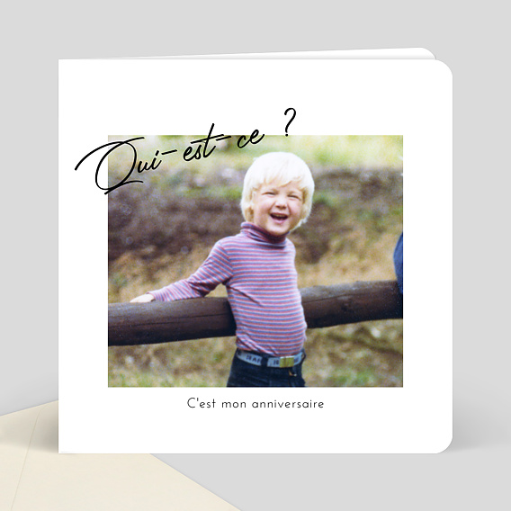 Invitation Anniversaire Devinette Popcarte