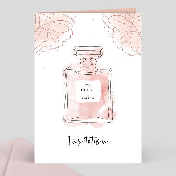 Invitation Anniversaire Parfum Popcarte