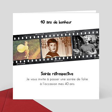 Invitation Anniversaire Vip Popcarte