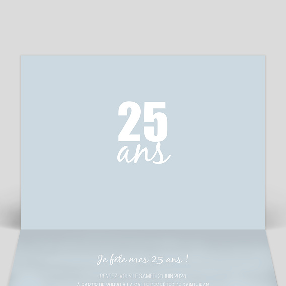 Affiche 25 ans Poster à imprimer du 25ème anniversaire Décoration de fête d' anniversaire Cadeau vingt-cinquième anniversaire -  France