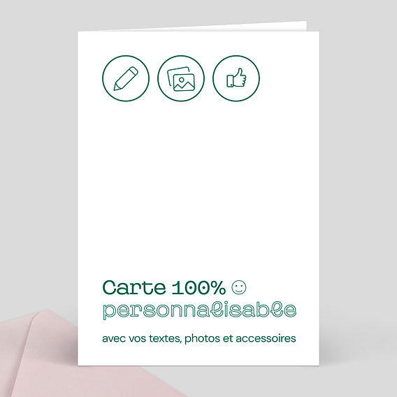 Faire part naissance 100% Personnalisable