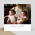 Faire part naissance Faire-part jumeaux tissu 3