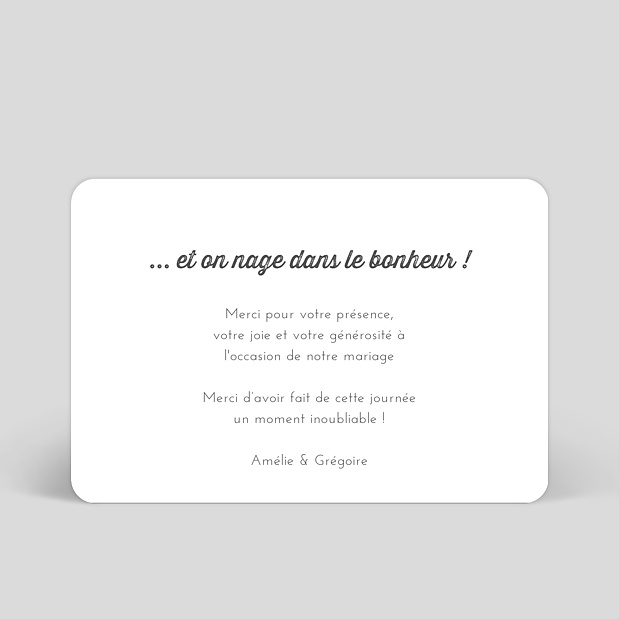 Carte De Remerciement Mariage Humour Popcarte