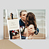 Carte remerciement mariage Classique Cadre Multiphotos