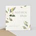 Cartes Invitation Mariage Feuilles de Jade