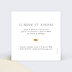 Cartes invitation mariage Couronne chic Verso