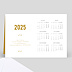 Carte de vœux entreprise Calendrier Typographie Verso