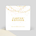 Carton Réponse Mariage Fairy Lights