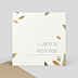 Carton Réponse Mariage Feuilles de Jade