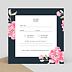 Carton Réponse Mariage RSVP Dark Peony