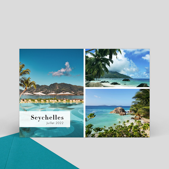 Carte Collaboration Bandeau - Seychelles