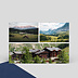 Carte Collaboration Multiphoto horizontale - Val d'Isère - Eté