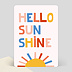 Carte amitié Claire Iglesias x Popcarte - Hello Sunshine