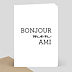 Carte amitié Bonjour mon ami