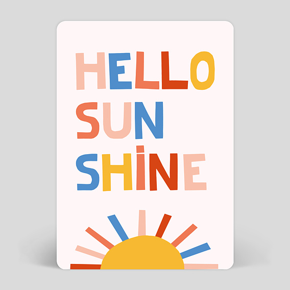 Carte amitié Claire Iglesias x Popcarte - Hello Sunshine