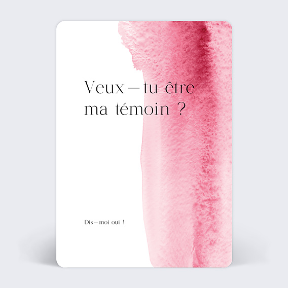 Demande de témoin Éclat Aquarelle