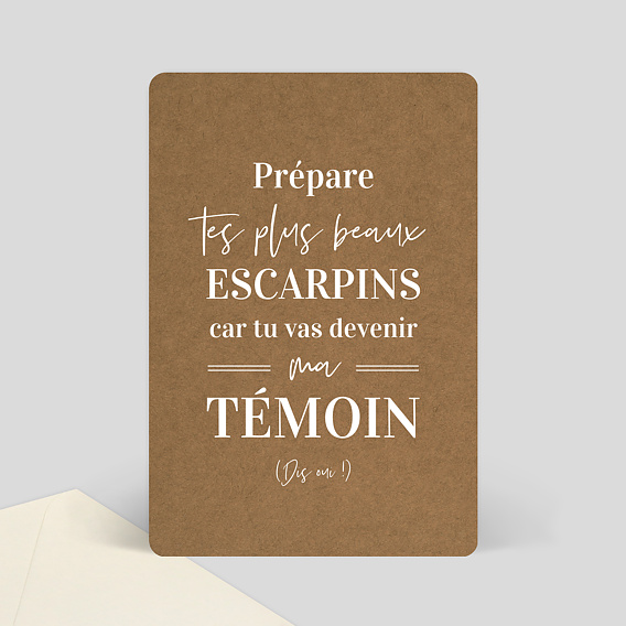 Demande Temoin Boheme Femme Popcarte