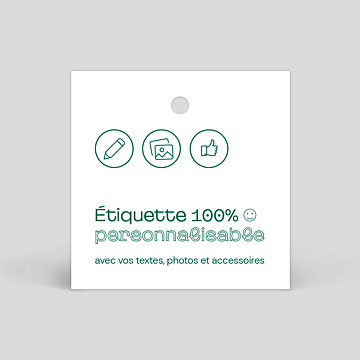 Etiquette D Anniversaire Personnalisable Popcarte