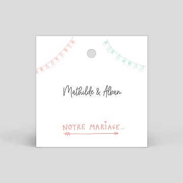 Faire-part de Mariage illustré - Popcarte