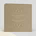 Faire-part communion Nature Kraft Verso