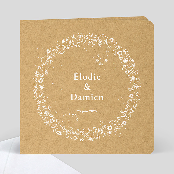 Carte Felicitations Mariage Fleurs De Printemps Popcarte