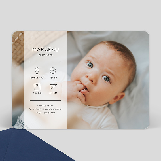 Faire Part Naissance Bebe D Amour Popcarte