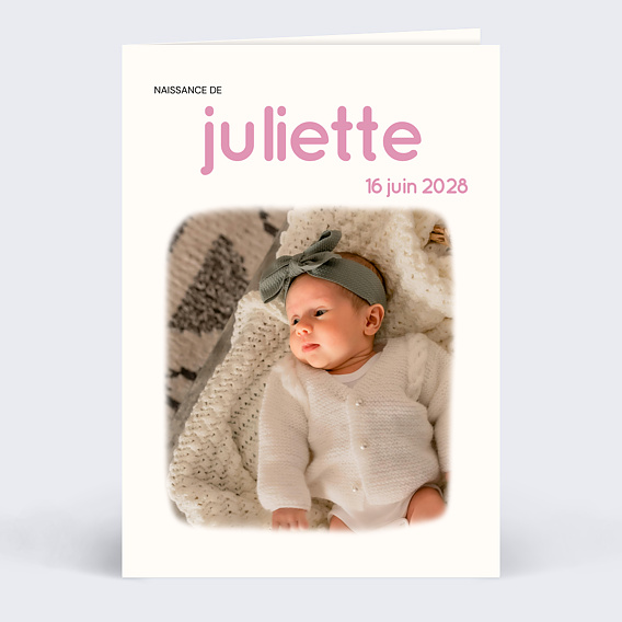 Faire part naissance Livre jeunesse