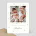 Faire part naissance Motif Coeur Lilas