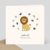 Faire part naissance Petit Lion Recto