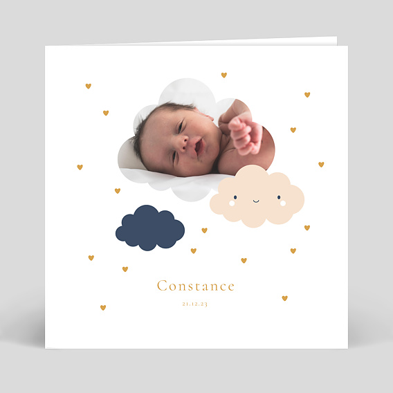 Faire part naissance Petit Nuage