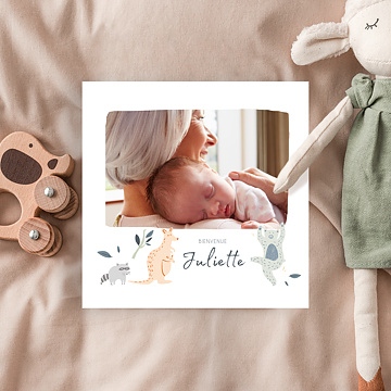 Kartenkaufrausch Carte de bébé (Fille), Carte de félicitations pour la  Naissance avec Une Cigogne Portant Un bébé sur Une Ville: Bébé est arrivé!