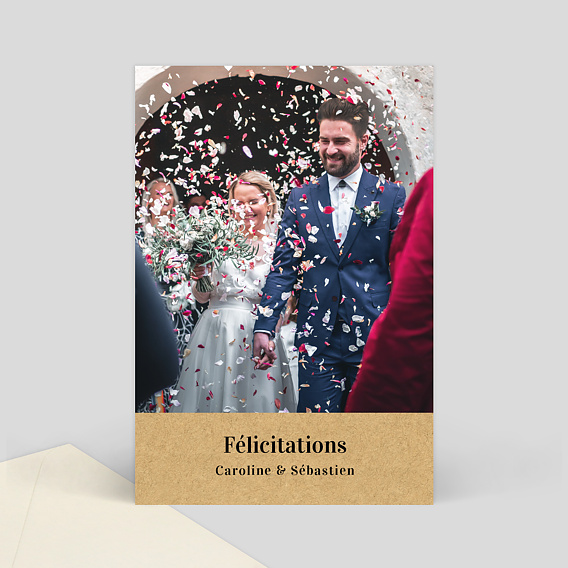 Carte De Felicitations Mariage Timeline Popcarte