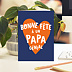 Carte fête des pères Papa Génial