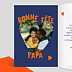 Carte fête des pères Papa Génial Intérieur Gauche