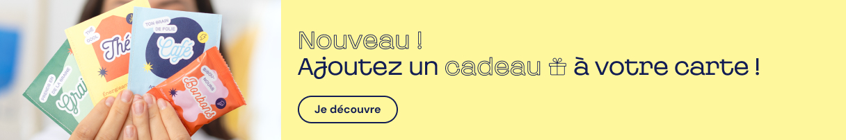 Nouveau ! Découvrez les cadeaux à ajouter à votre carte