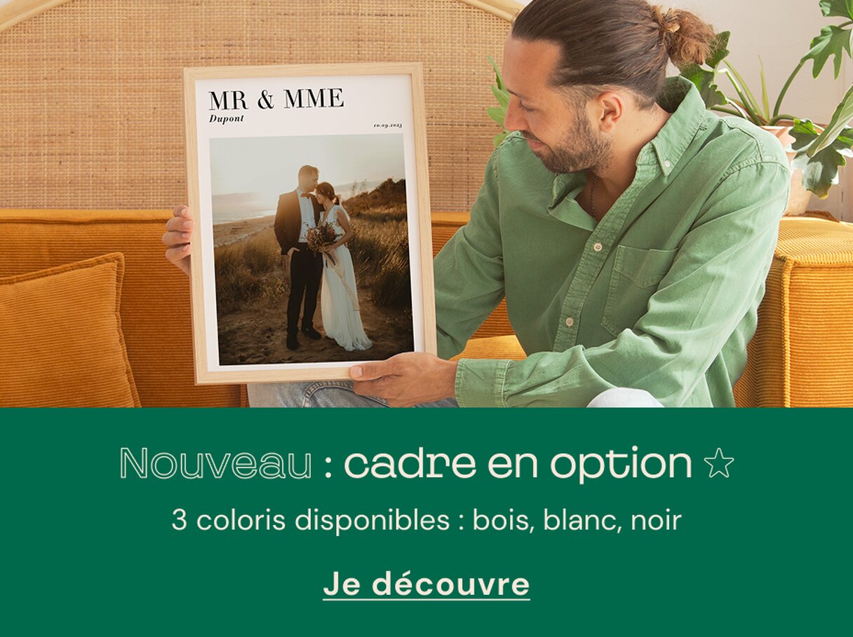 Nouveau : Cadre en option
