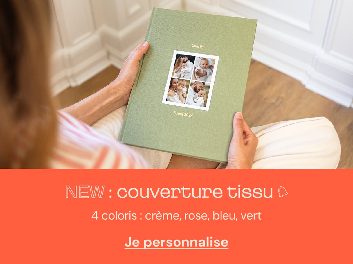 Album photo tissu bapteme