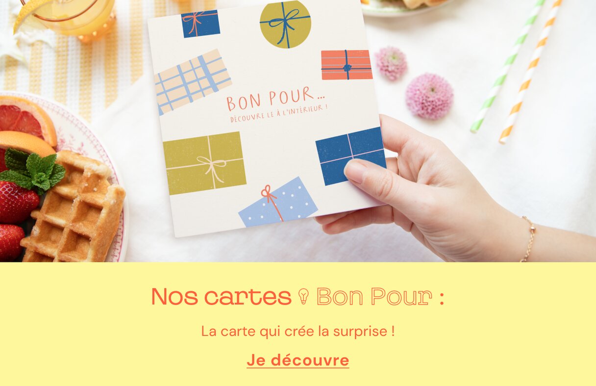 Carte anniversaire Bon pour