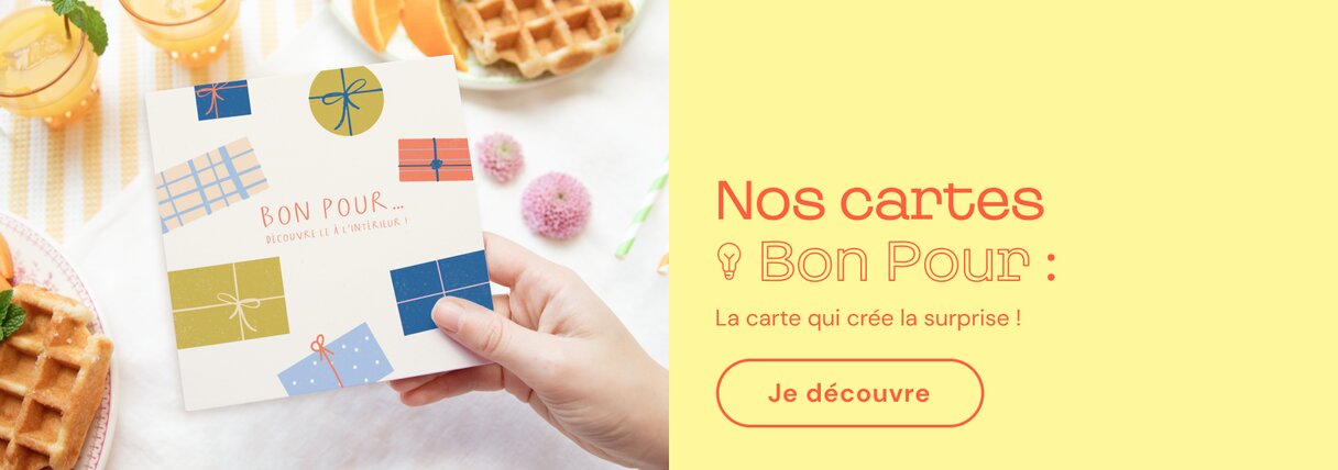 Carte anniversaire Bon pour