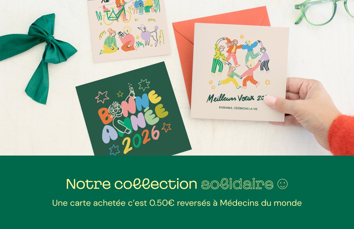 Carte de voeux solidaires