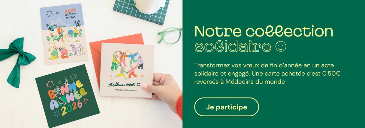 Carte de voeux solidaires